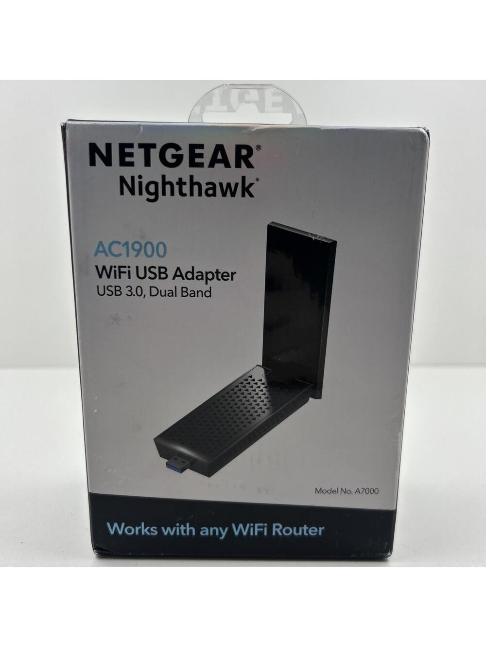 NETGEAR - Nighthawk AC1900 Dual-Band WiFi USB 3.0 Adapter - Black
